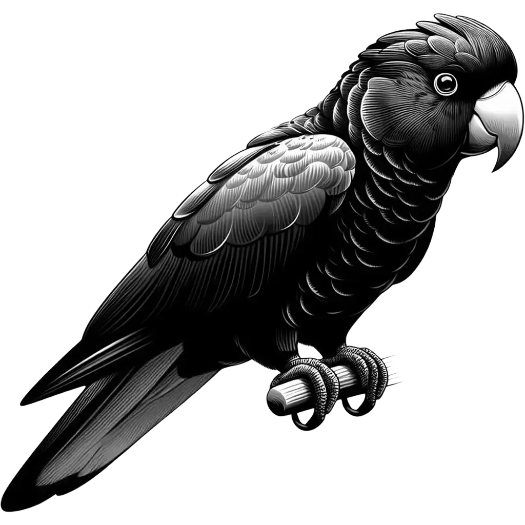 Red-Tailed Black Cockatoo