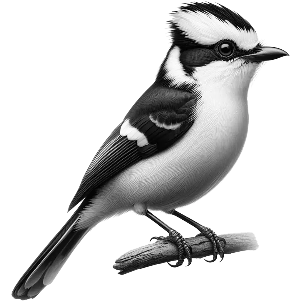 White-Crested Helmetshrike