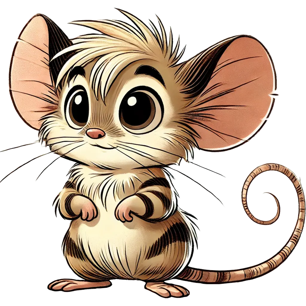 Barbary Striped Grass Mouse